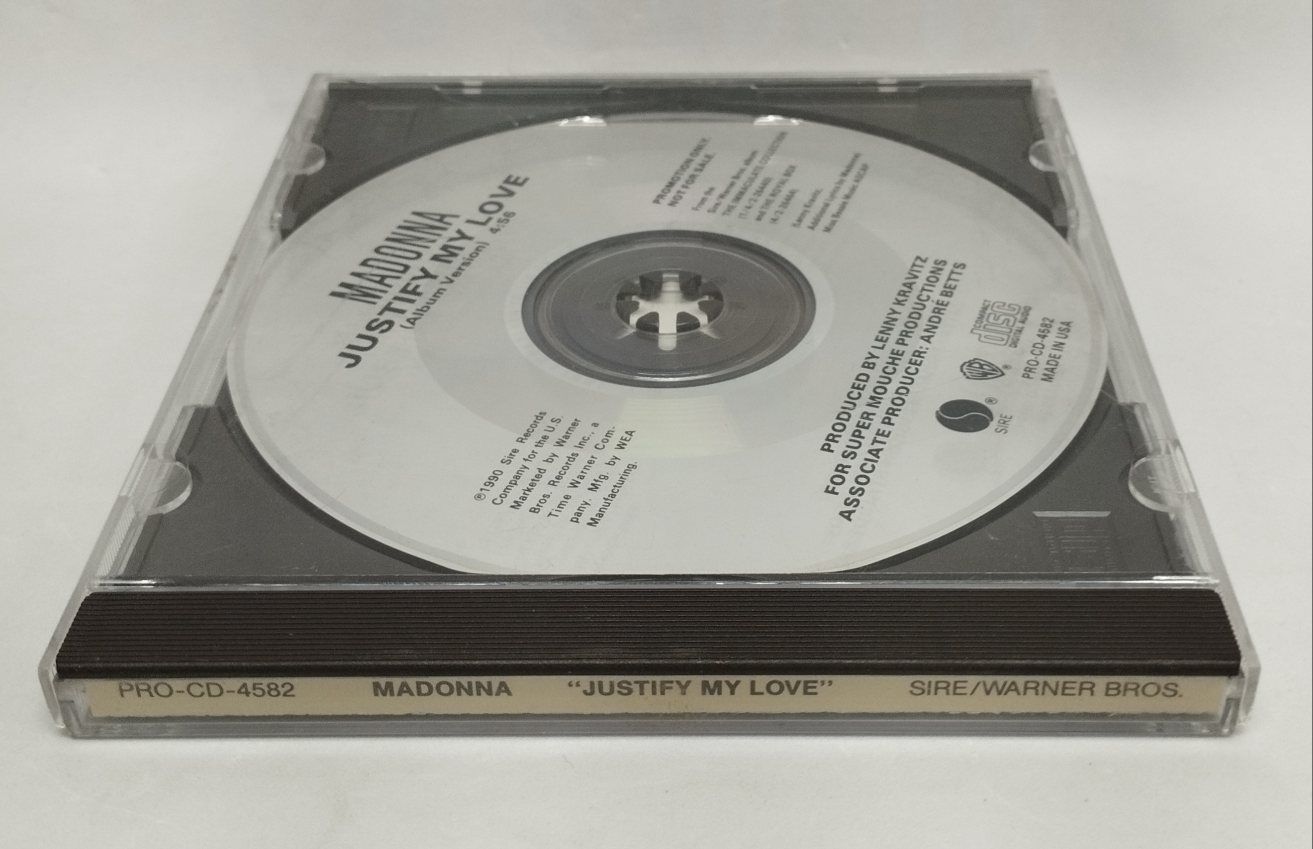 レア　プロモーション用CD 非売品　マドンナ　JUSTIFY MY LOVE