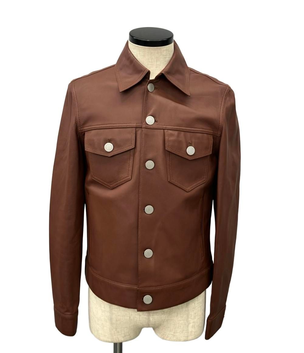 トゥモローランド レザージャケット 63-08-84-08353 メンズ SIZE 48 M TOMORROWLAND