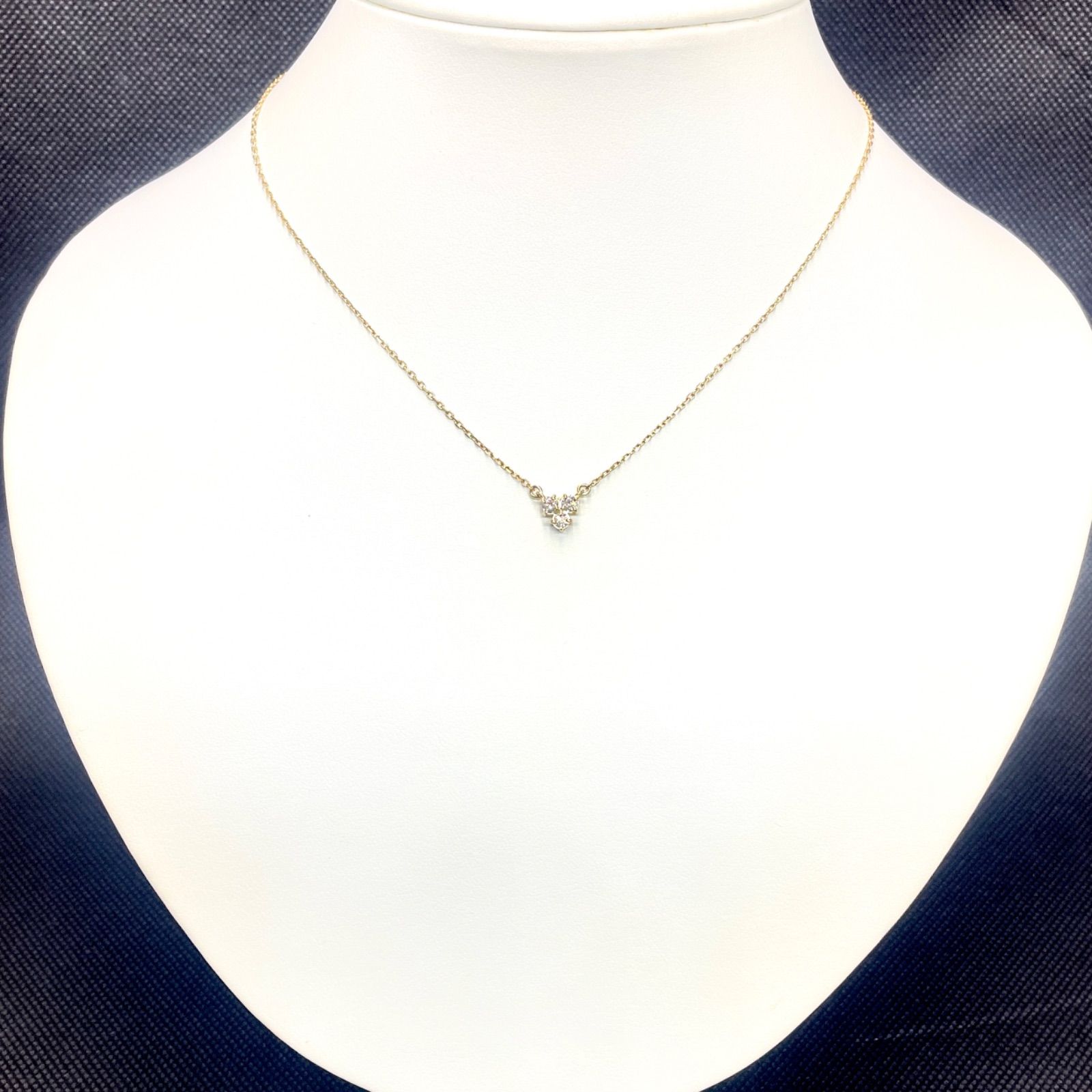 MIKIMOTO / ミキモト ダイヤネックレス K18YG 0.24ct - メルカリ
