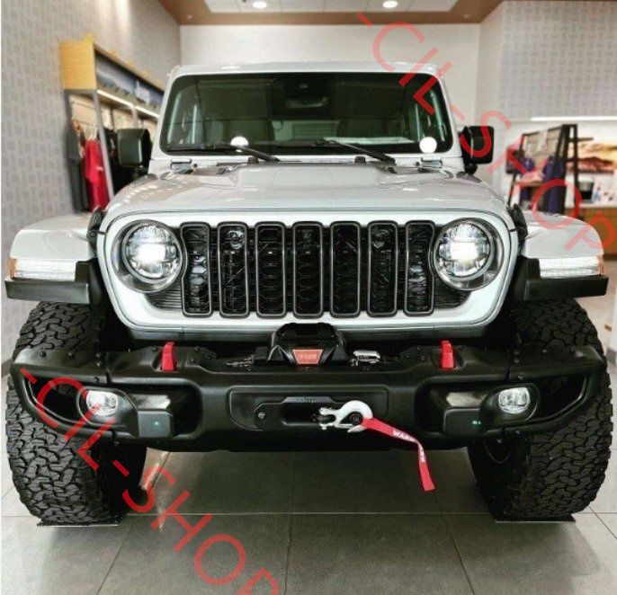 【組立済み】 ジープ JL/JT 2024グリル 無塗装品 フロントカメラ有り ジープ ラングラー JL&frasl;JT用 新型 2024 グリル 無塗装品 (フロント