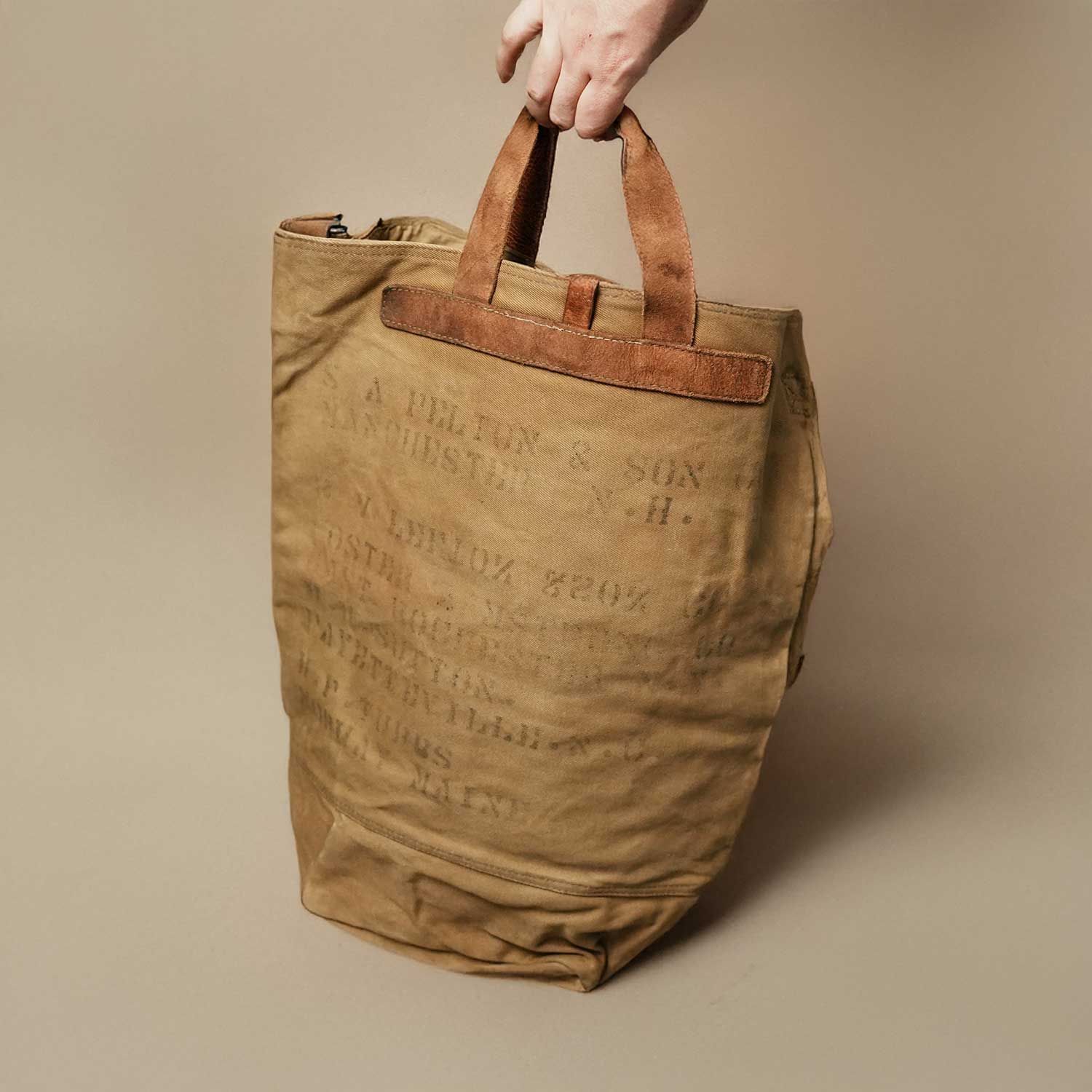 Oilcloth ショルダーバッグ ビンテージオイルクロス使用 ハンド 