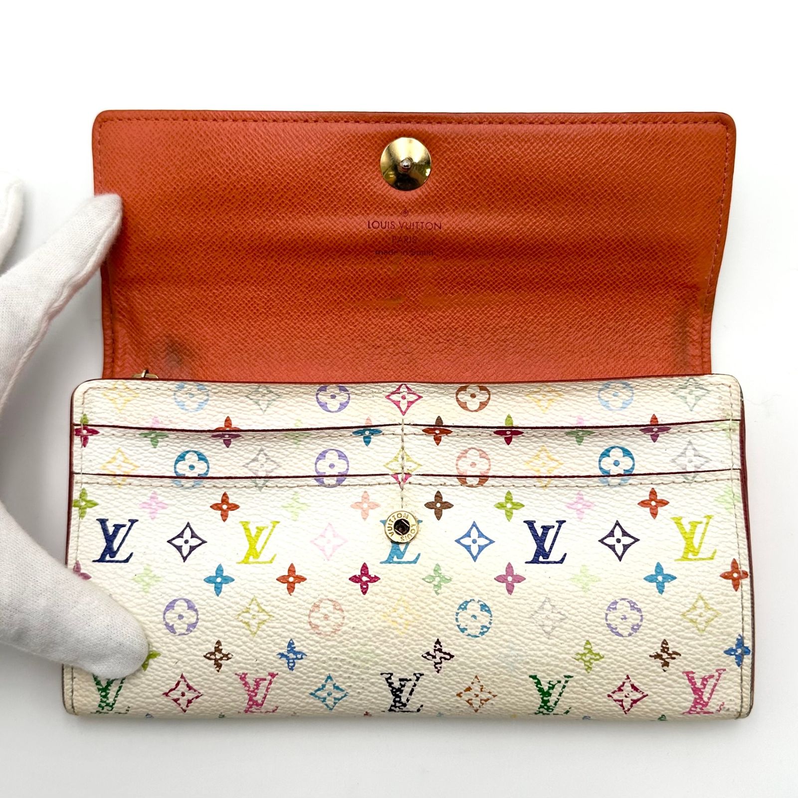 美品】LOUIS VUITTON ルイヴィトン モノグラム 長財布 美品】LOUIS VUITTON ルイヴィトン モノグラム 長財布
