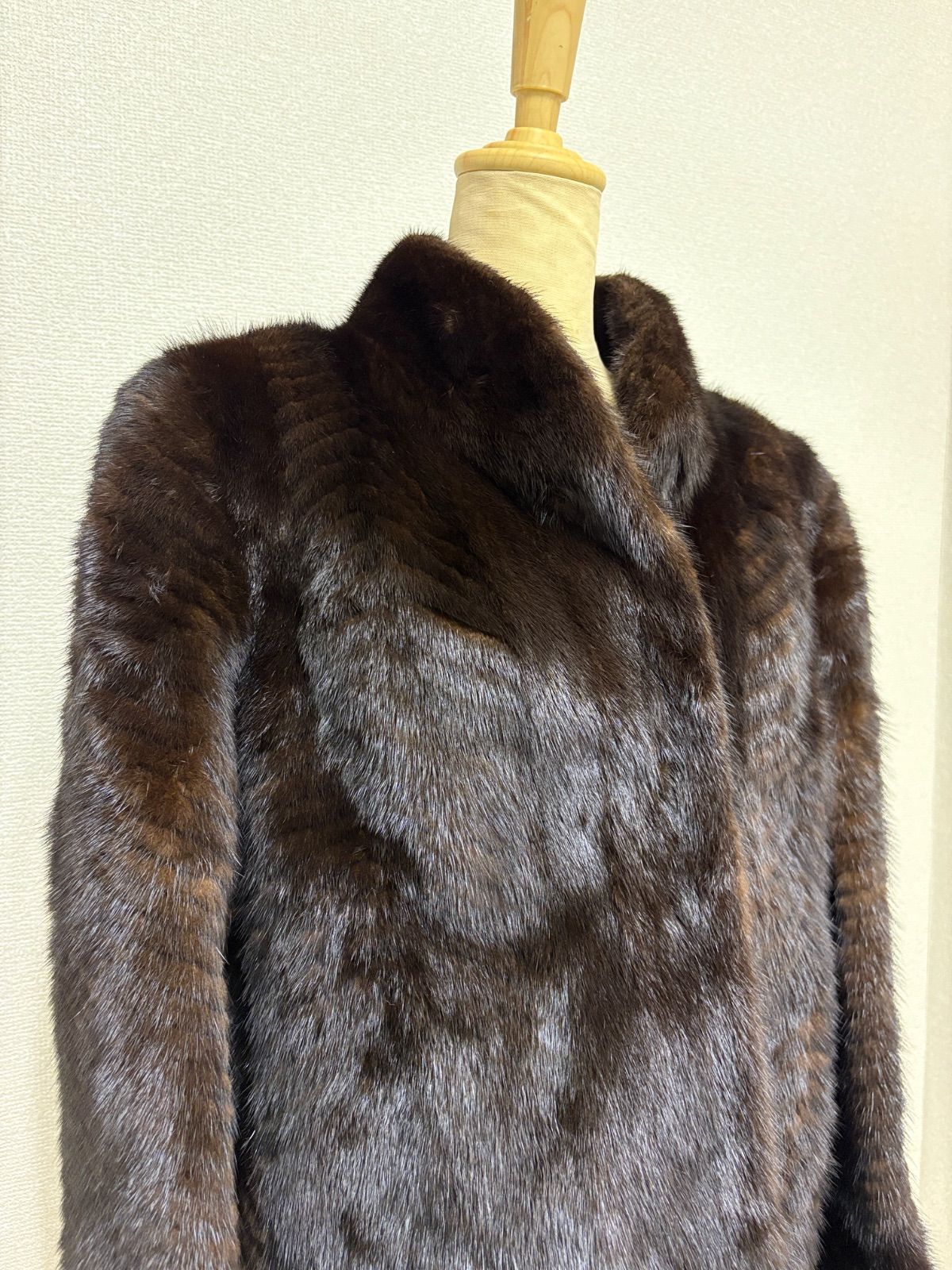 SAGA ミンクコート 毛皮 リアルファー C25102623