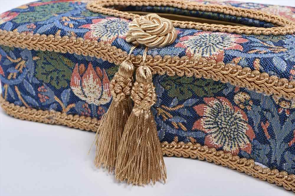 ティッシュ ボックスケース ホルダー ジェニファーテイラー いちご泥棒