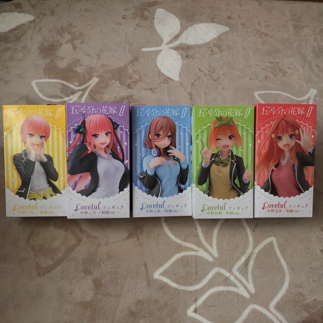 五等分の花嫁 フィギュア5種 - メルカリ