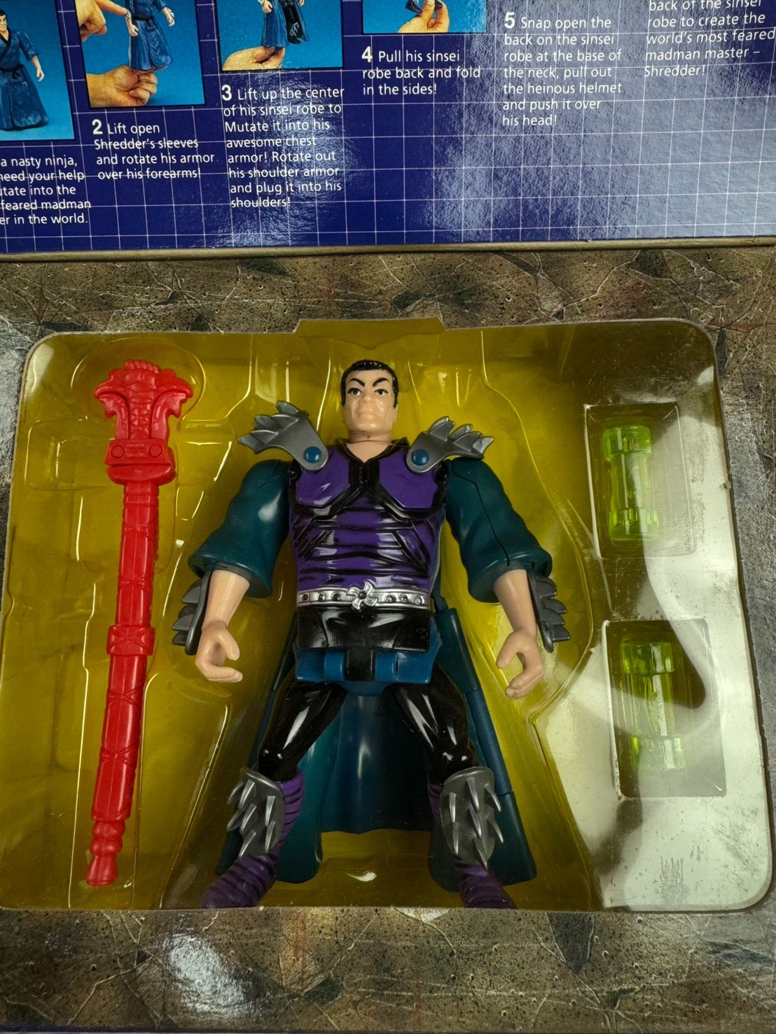 ミュータントタートルズ シュレッダー タカラ playmates フィギュア