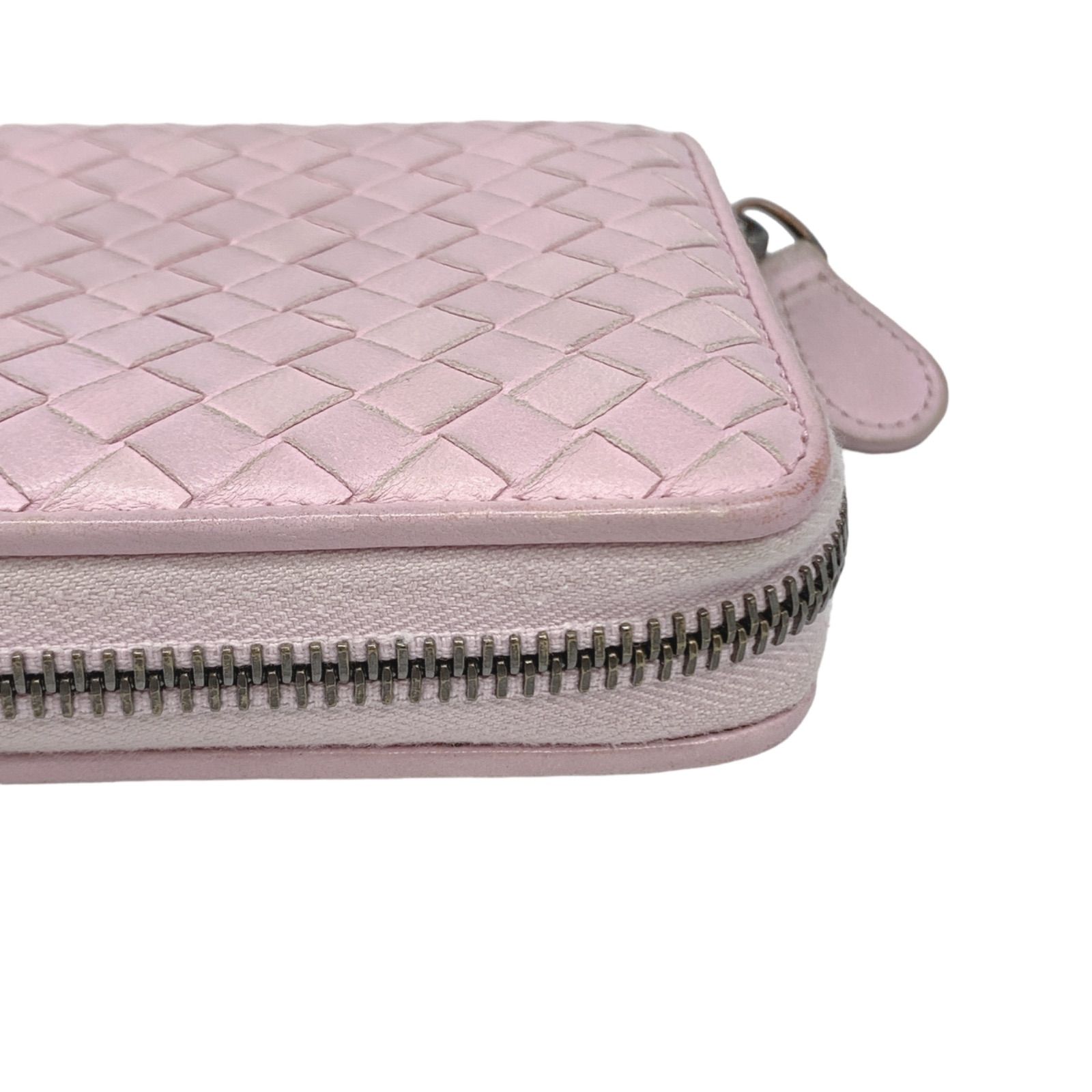 ♪2164 BOTTEGA VENETA ボッテガヴェネタ ラウンドファスナー長財布 
