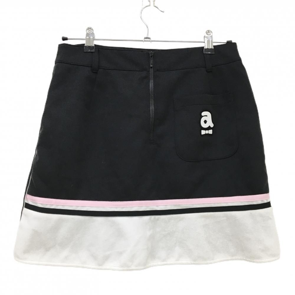 ☆SALE価格☆【超美品】アルチビオ スカート 黒×ピンク×白 一部パイル