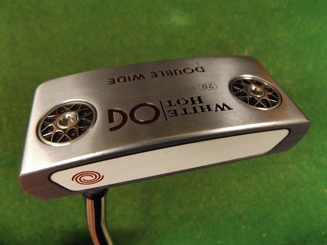 6764 WHITE HOT OG DOUBLE WIDE 34インチ STROKE LAB シャフト カバー有 オデッセイ ホワイトホット ダブルワイド パター ゴルフクラブ .965934