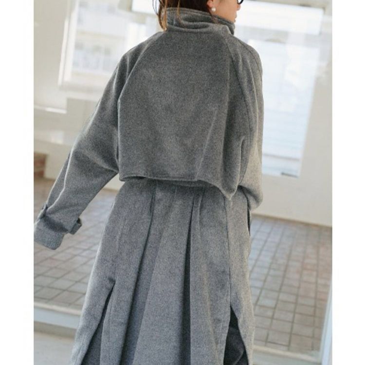 新品】伊原葵 Pronk コート グレー - メルカリ