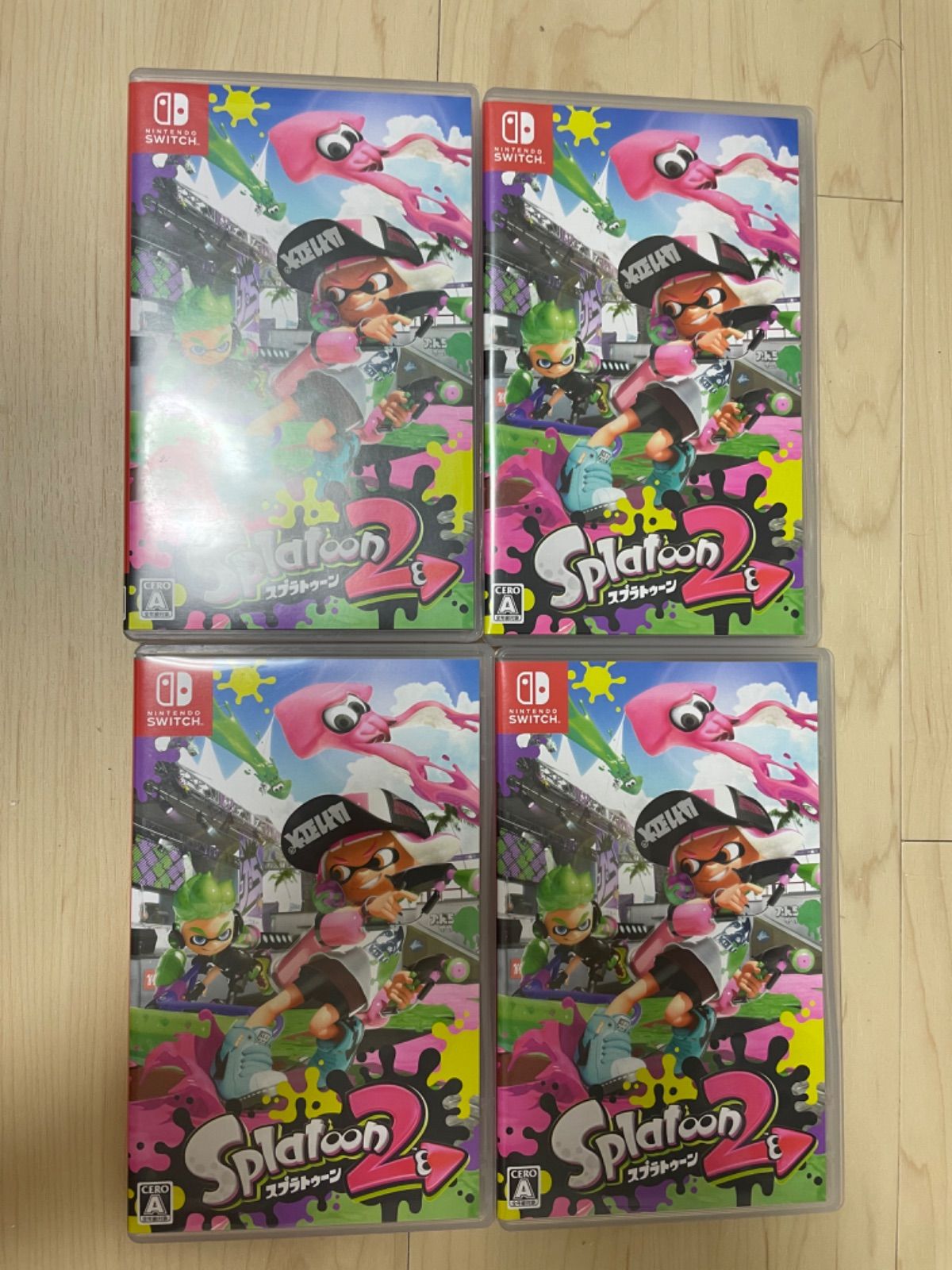 新品未開封　スプラトゥーン2セット　4台 美品】スプラトゥーン2 4本セット - メルカリ