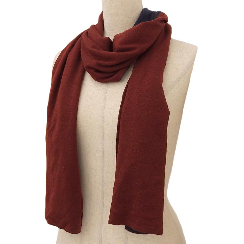 HERMÈS シルク100% Hロゴ　マフラー HERMES - HERMES エルメス マフラー ストール 大判 Hロゴ H柄