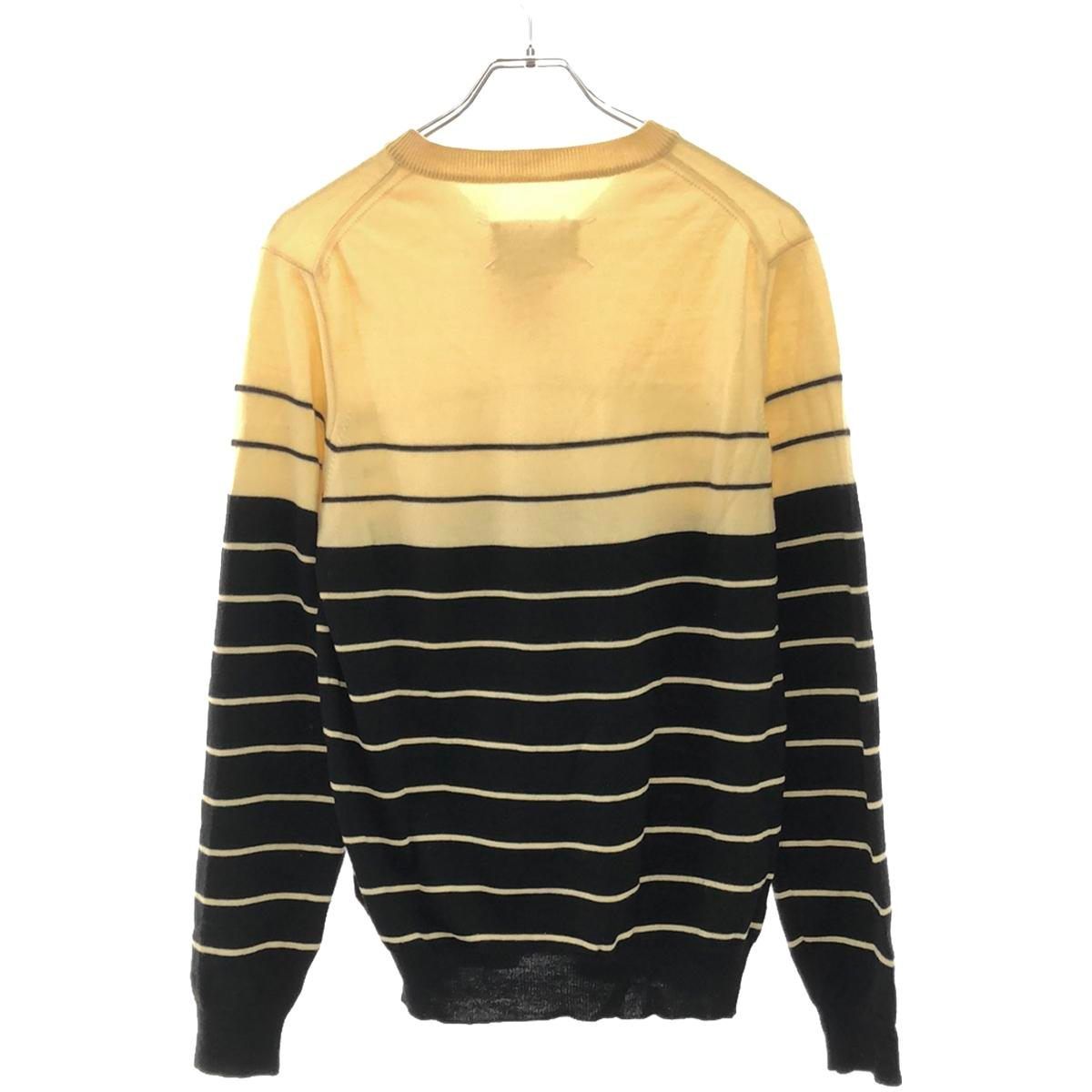 かさ 様の専用品です。　マルタンマルジェラここのえ期　ミニマルなVネックニット 2006AW 本人 マルタンマルジェラ➉ ミックスウール Vネックニット