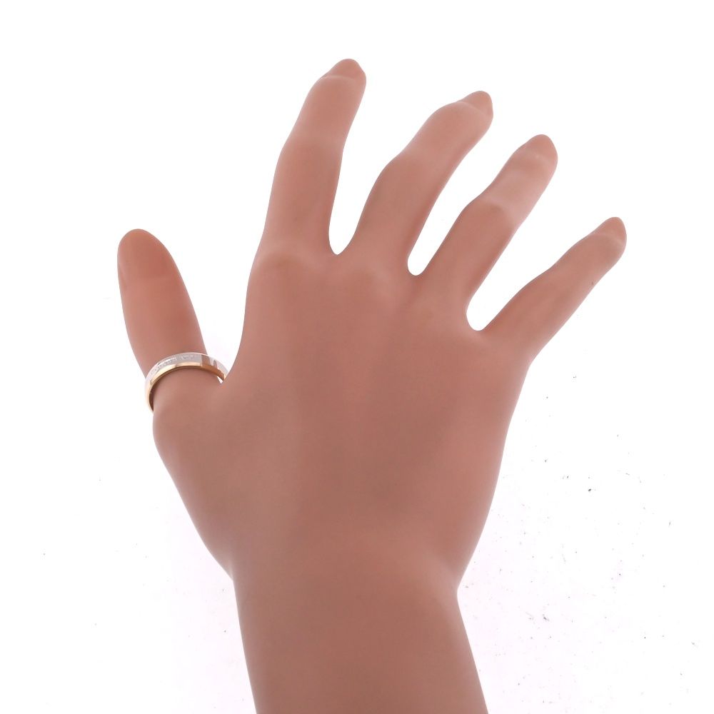 バーバリー BURBERRY リング サイズ56/JP16 K18YG/Pt1000 メンズ S