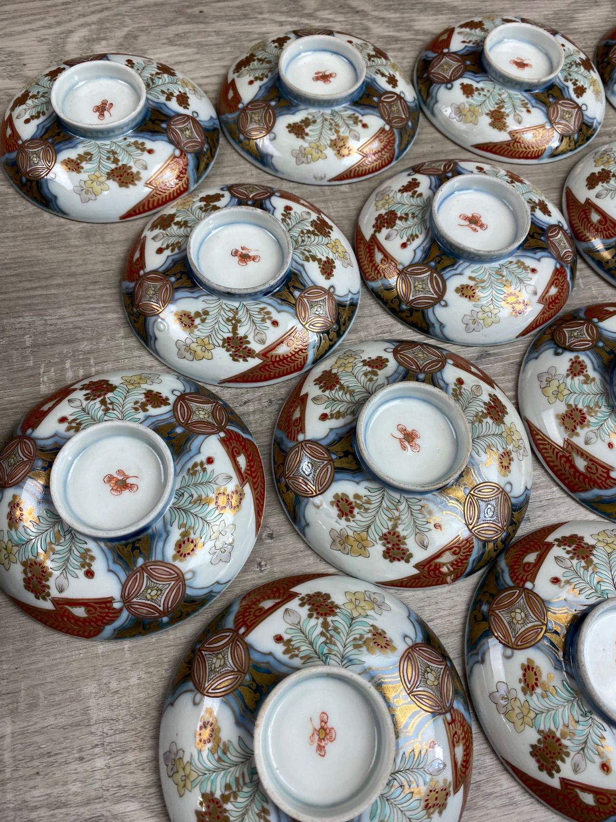 伊万里焼 錦手茶漬茶碗