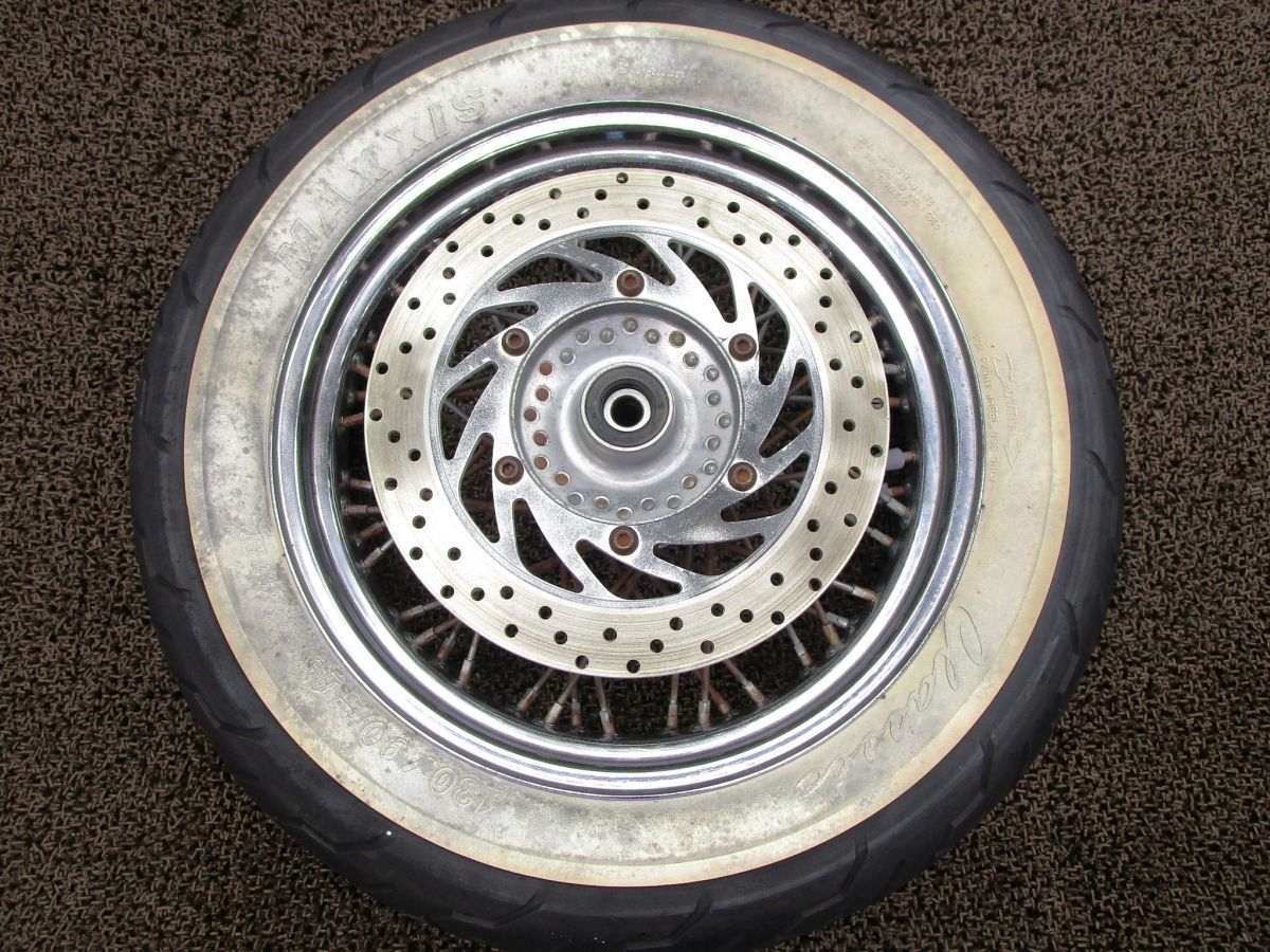 ドラッグスター400クラシック フロントホイール ディスク □A785 4TR ヤマハ 26M DragStar キャブ車