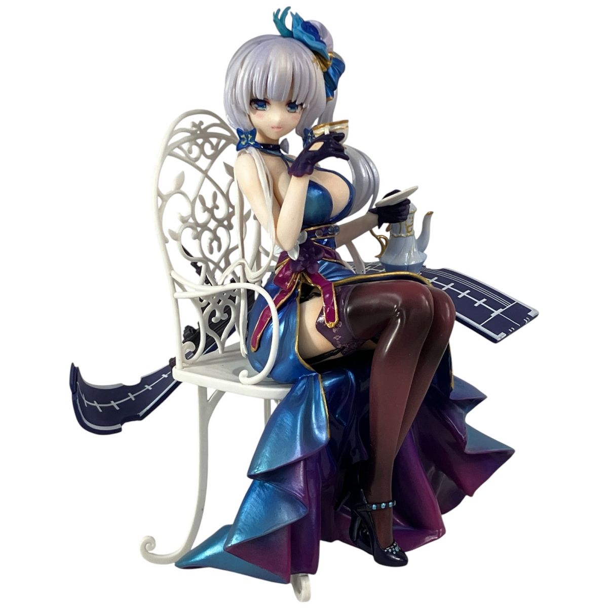 開封品 KOTOBUKIYA フィギュア アズールレーン イラストリアス-終わらないお茶会ver.- 1|7 N9995693