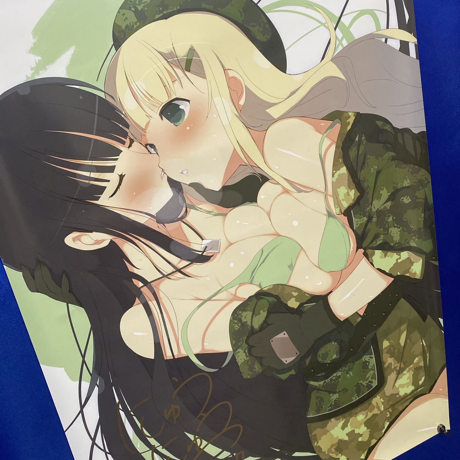 閃乱カグラ2 真紅 にゅうにゅうサイン入り B2ポスター 088