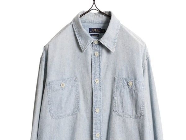 m*c様 スペシャル！ポロラルフローレン 長袖 グレーシャンブレー