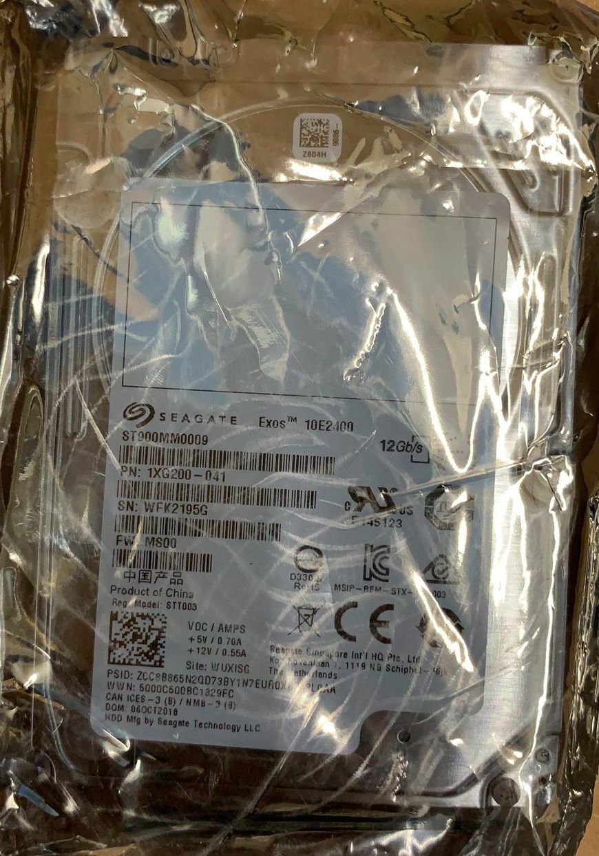 Seagate Exos 10E2400 ST900MM0009 900GB 2.5 10K RPM SAS HDD ST600MM0009