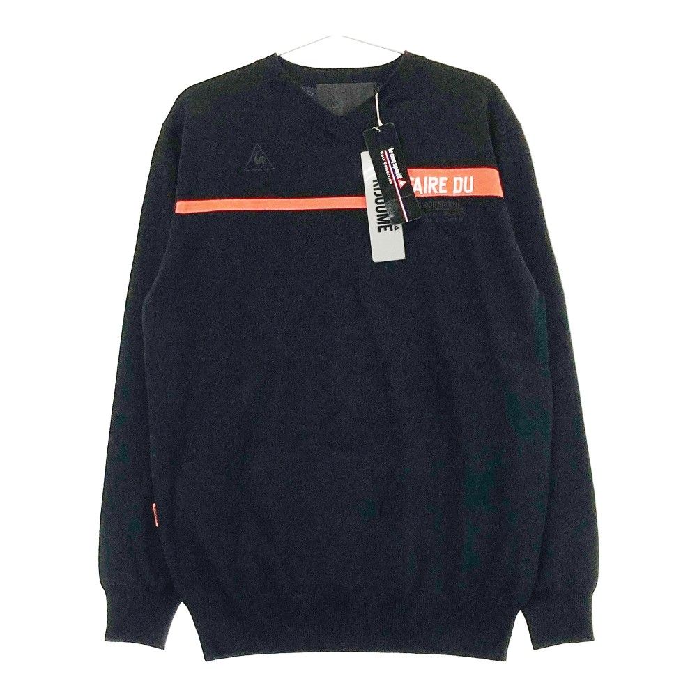 サイズ：LL LE COQ GOLF ルコックゴルフ ウール混 Vネック ニット