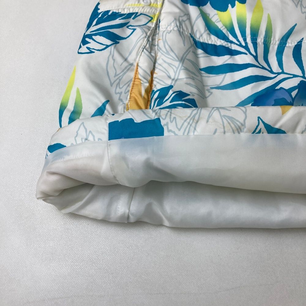 サイズ：SS CALLAWAY キャロウェイ 中綿スカート ボタニカル柄 ブルー