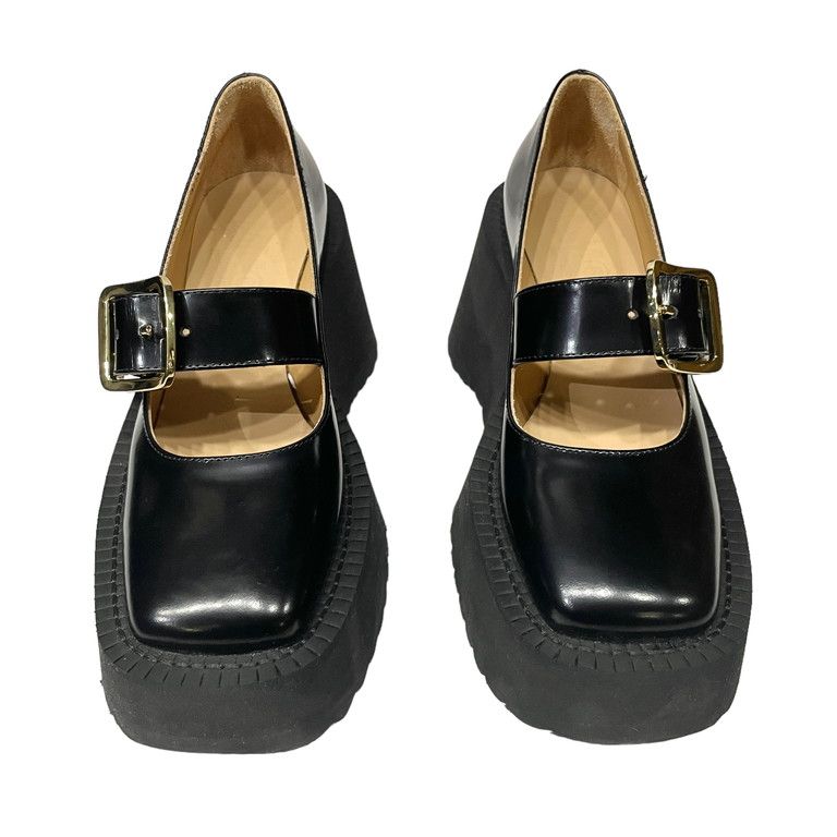 MM6 Maison Margiela 22SS エナメルストラップ厚底ソール