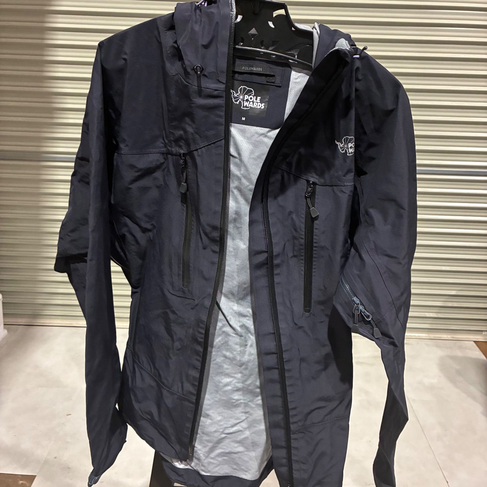 POLE WARDS ナイロンジャケット ポールワーズ 黒 ブラック 秋 冬