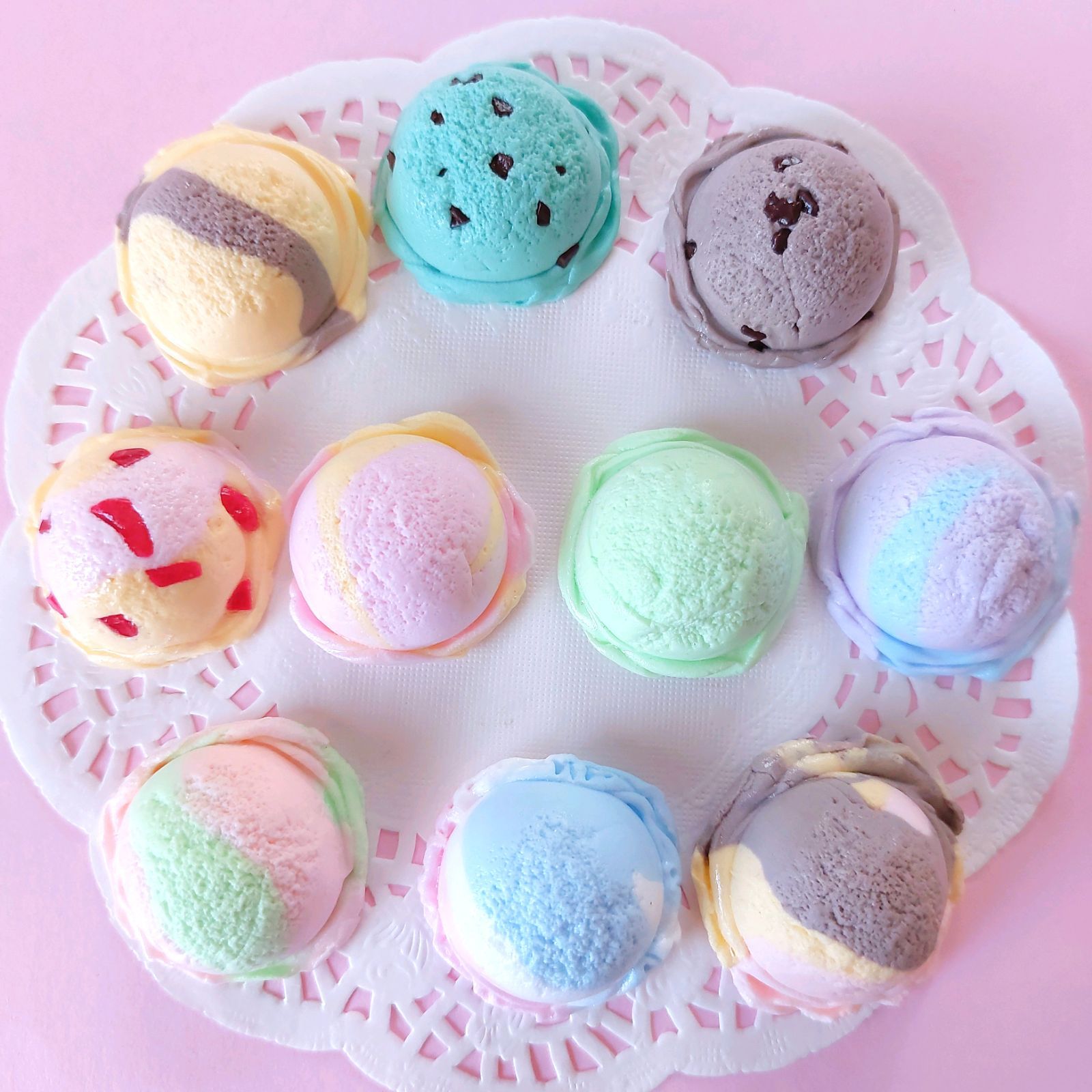 かめいちごアイス フェイクスイーツ ミニチュアスイーツ アイス