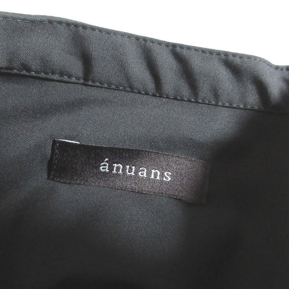 美品 24SS anuans アニュアンス ケープディテールオーバーシャツ
