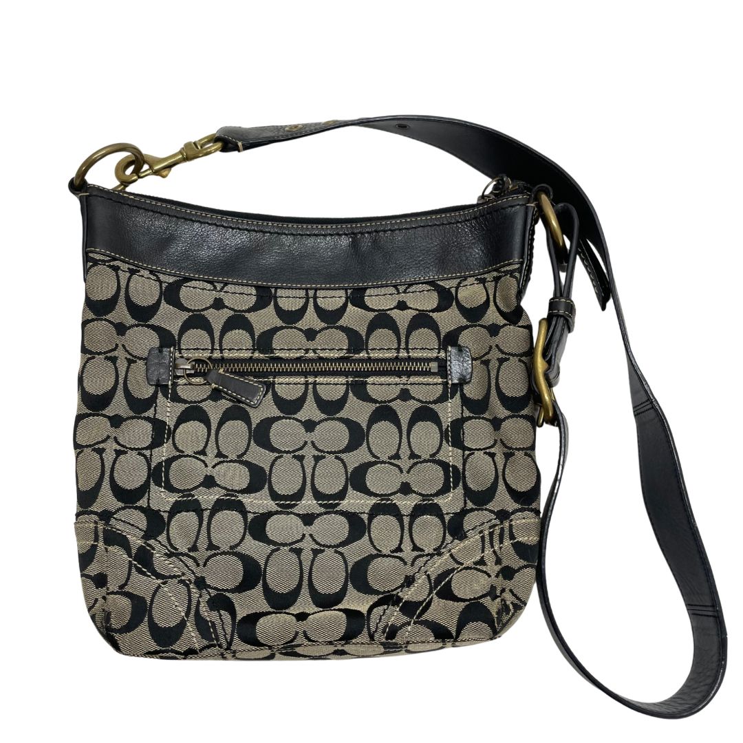 COACH ショルダーバッグ ブラック/グレー 2368 COACH コーチ ショルダーバッグ シグネチャー ブラック