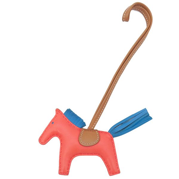 ❤未使用品❤ロデオPM ブループリュムｘセサミｘミント エルメス Z刻印 エルメス バッグチャーム ロデオ PM ブルーブリュム/ミント/セサミ