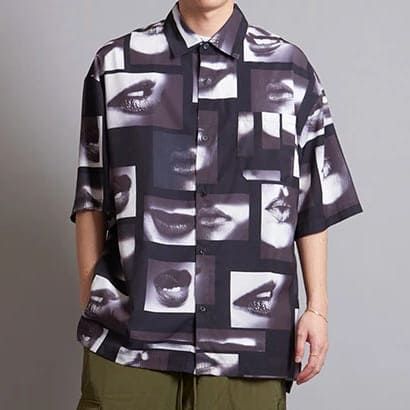 新品 メンズ GALLIS ADDICTION ガリス アディクション 半袖 シャツ