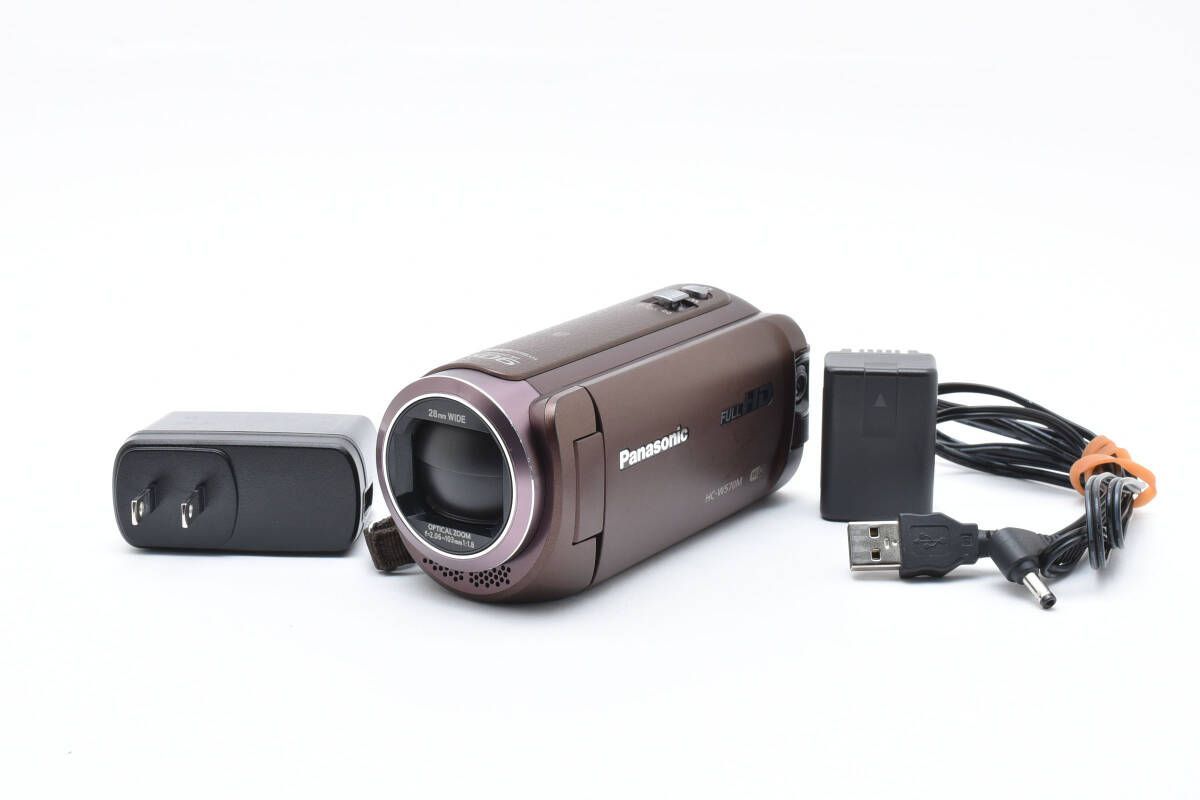 パナソニック Panasonic HC-W570M ブラウン デジタルハイビジョンビデオカメラ W0914 AW2239