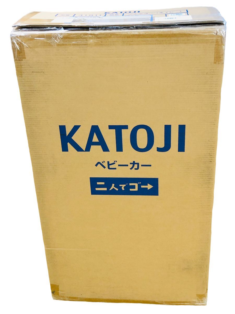 未使用☆カトージ(KATOJI) 二人乗りベビーカー 二人でゴー ネイビー ...