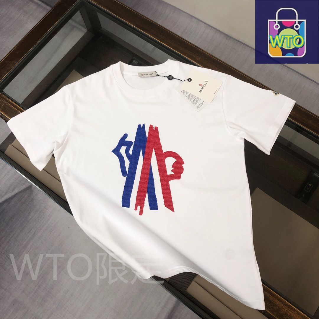 本日限定特価】MONCLER クルーネックTシャツ - 高品質コットンで 本日限定特価】MONCLER クルーネックTシャツ - 高品質コットンで