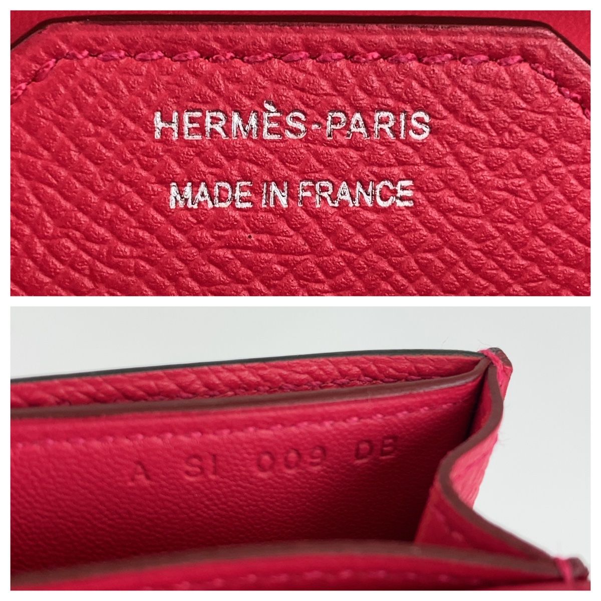 超美品 HERMES エルメス バッサンロング サングル カヴァル ローズ