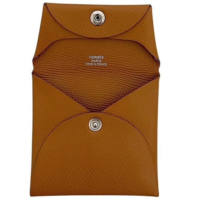 エルメス コインケース バスティア ブラウン 小銭入れ 美品