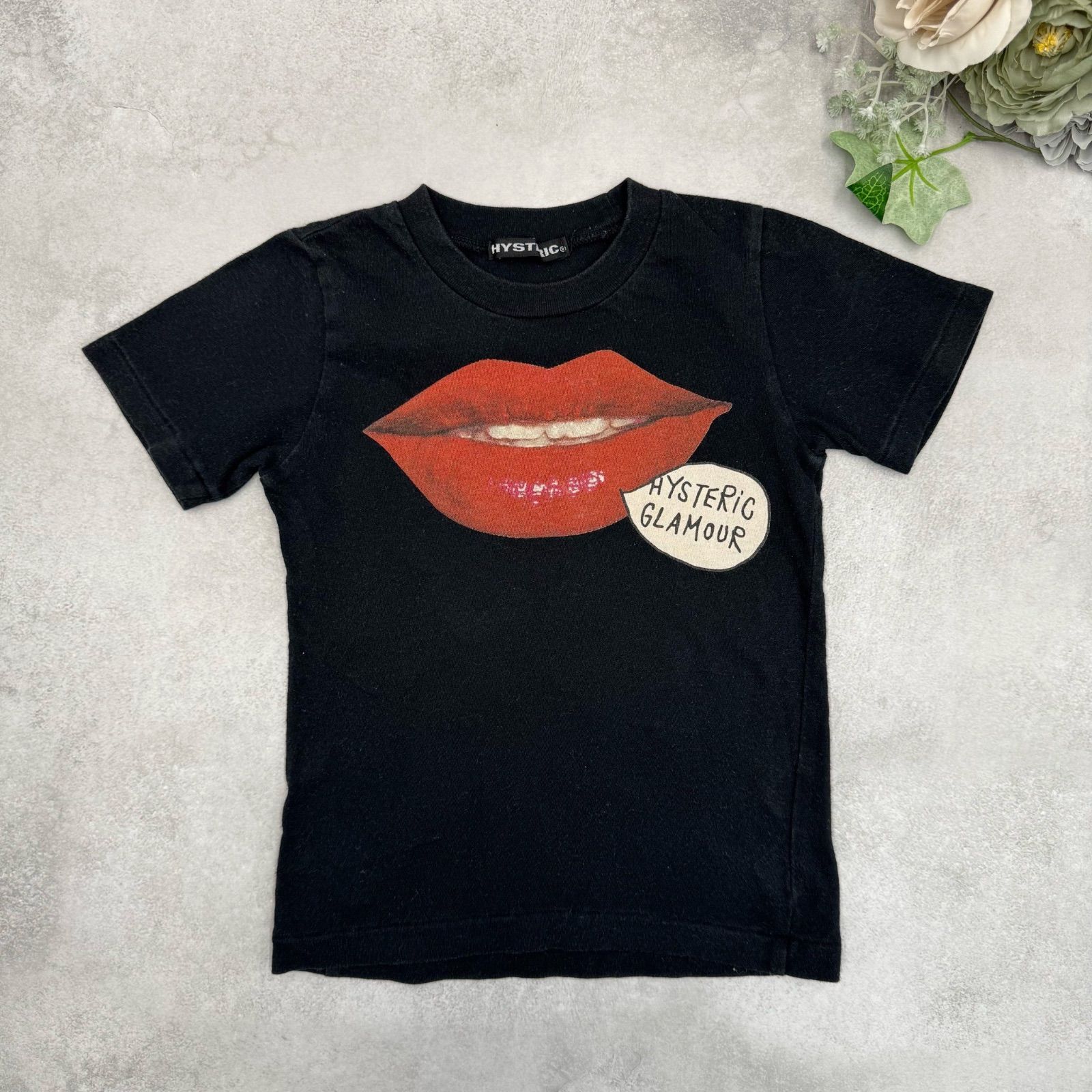 HYSTERIC GLAMOUR 半袖Tシャツ ブラック 中古・古着通販】Hysteric Glamour (ヒステリックグラマー) HYS