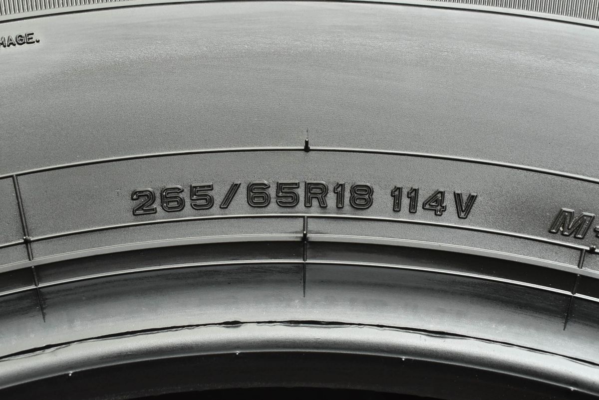 新車外し265/65R18 ダンロップ グラントレック AT23 ランクル250 2024年製 新車外し品】ダンロップ グラントレック AT23 265