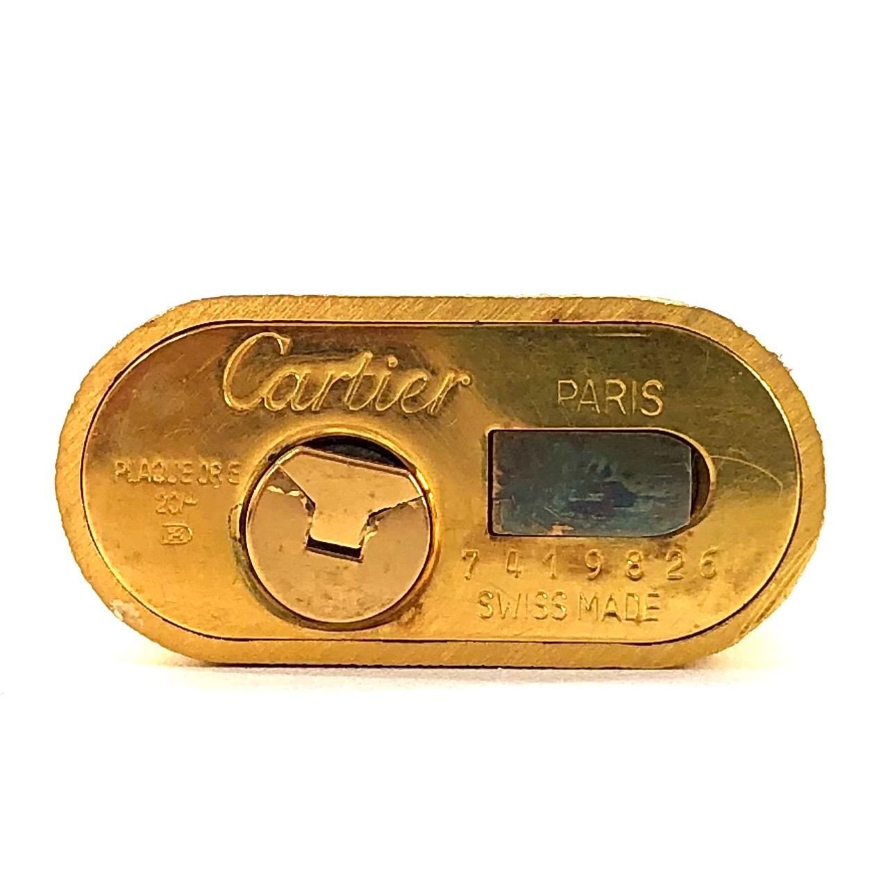 Cartier カルティエ ガスライター オーバル型 ゴールド 7419826