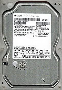 Hitachi hds721050cla662?500?GB P/N : 0?F15629?MLC : jpt50e