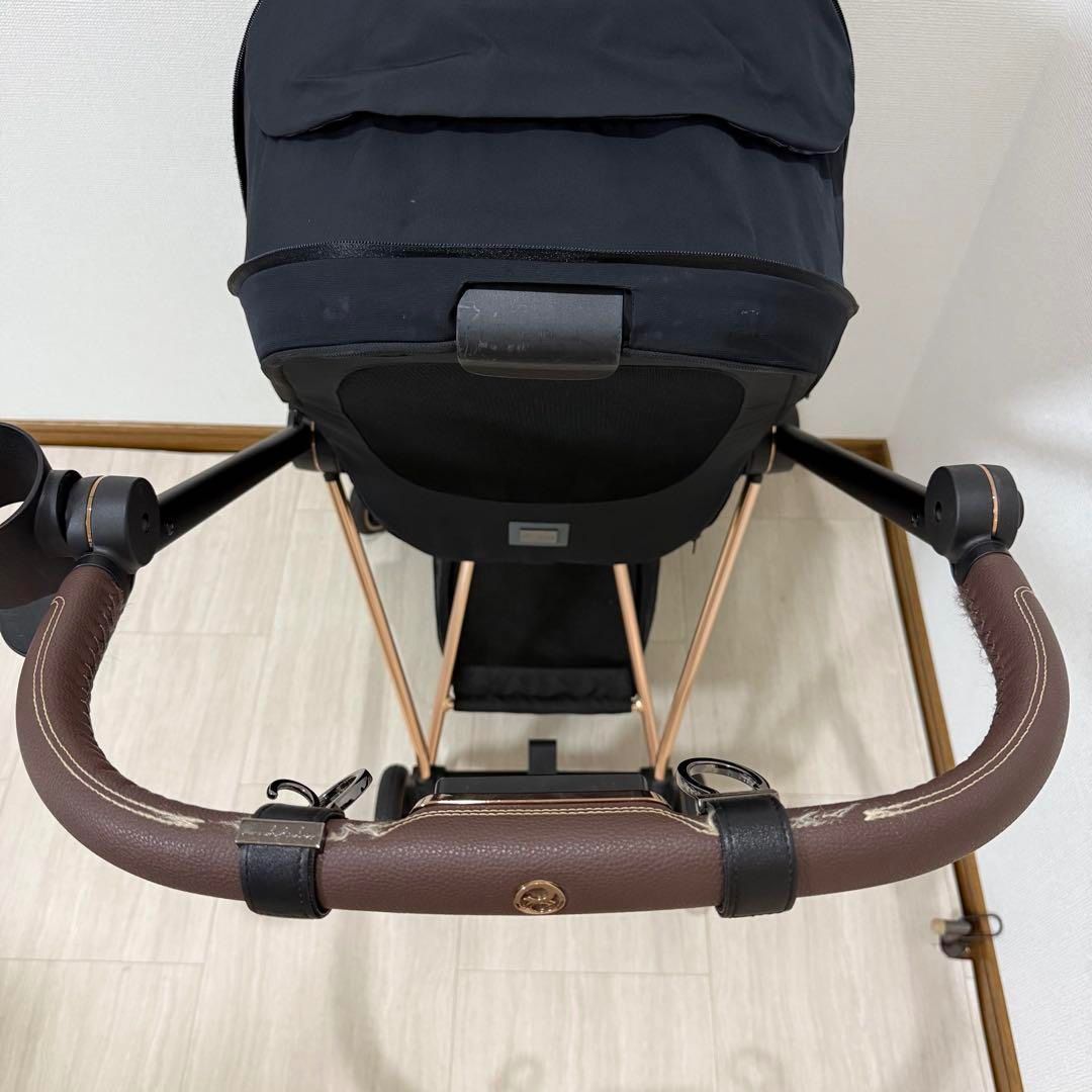  Cybex ミオス JP3 ローズゴールド ワンプルハーネス ベビーカー 口コミ評価 ベビーカー バギー 外出 移動用品