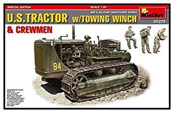 ミニアート 1/35 米軍トラクター牽引ウインチ付 兵士3体付 MA35225 プラモデル ggw725x ミニアート 1/35 米軍トラクター牽引ウインチ付 兵士3体付 MA35225