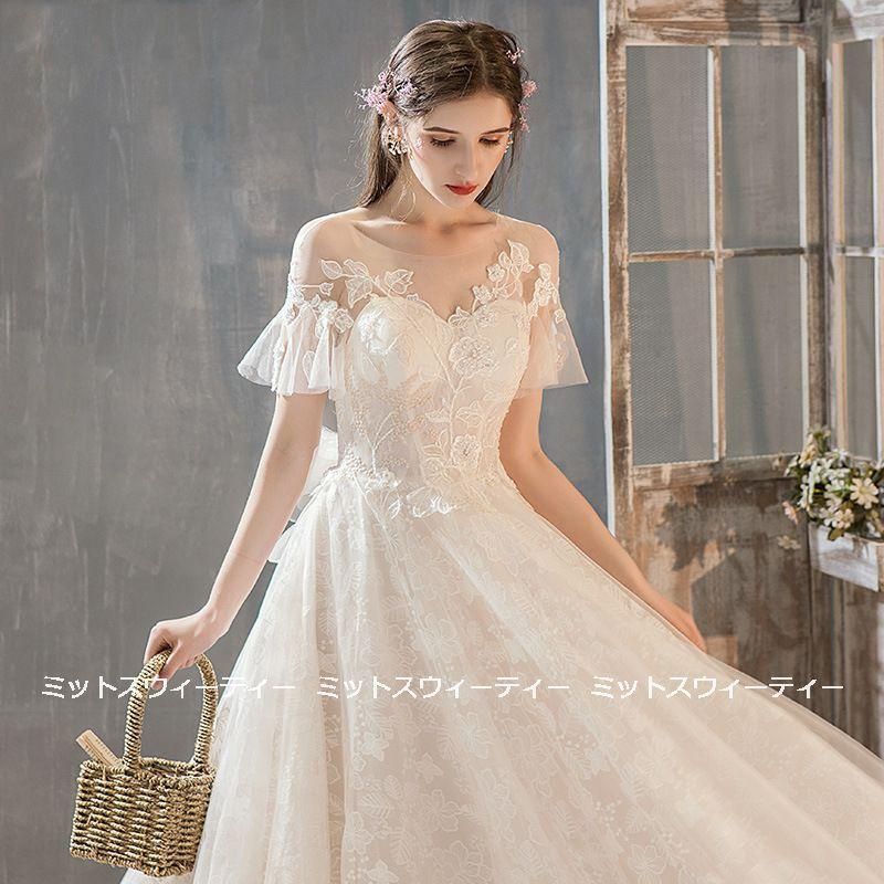 結婚式 ロングドレス