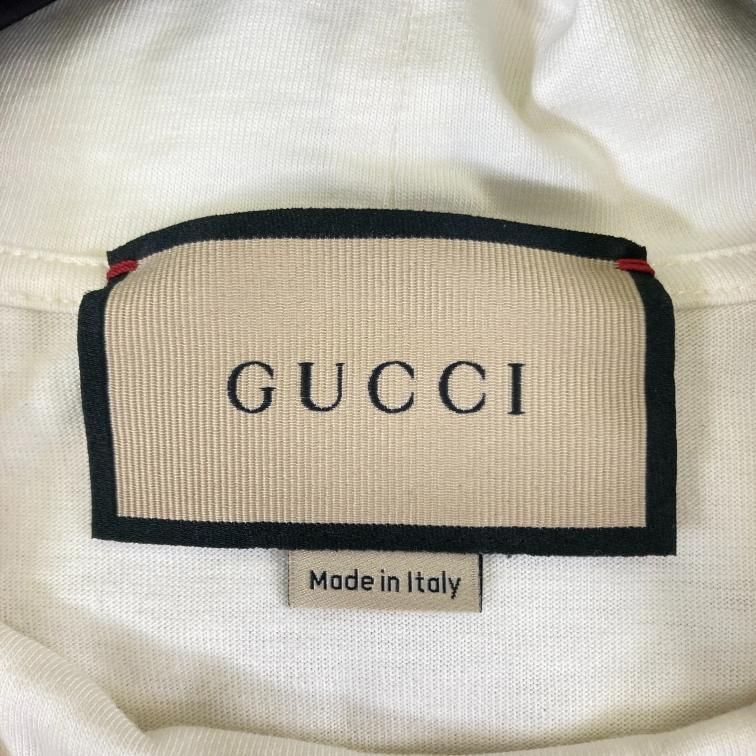 GUCCI グッチ バニー プリント コットン ハイネック ショート丈 T