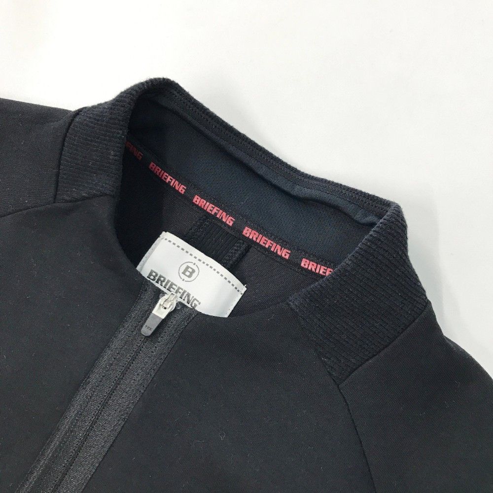 サイズ：S BRIEFING GOLF ブリーフィング ハーフジップスウェット
