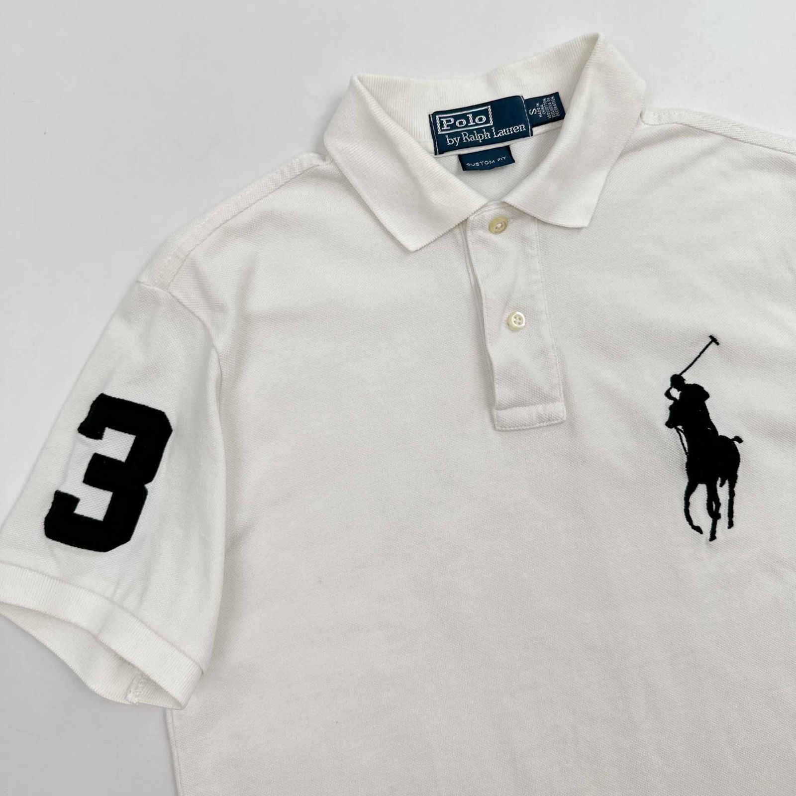 ポロラルフローレン ビッグ ポニー刺繍 ナンバリング 半袖 ポロシャツ 鹿の子 POLO RALPH LAUREN (ポロ ラルフローレン) 鹿の子 BIGポニー