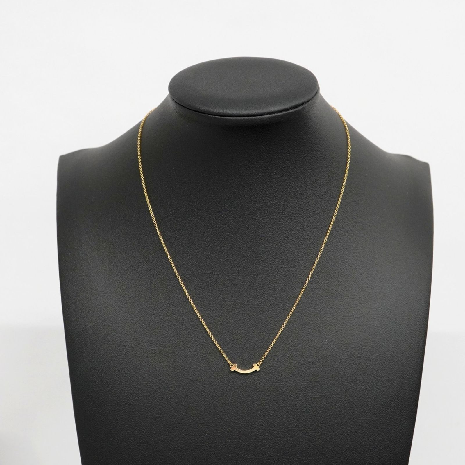 ティファニー、Tスマイルミニ18KYG Tiffany & Co. - ティファニー Tスマイル ミニ ネックレス K18