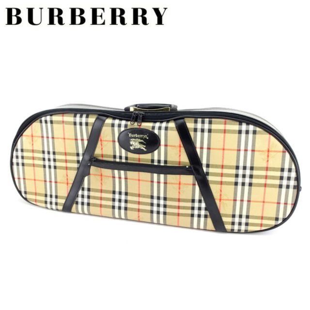 バーバリー バイオリンケース 楽器ケース ノバチェック ベージュ ブラック キャンバス×レザーBURBERRY レディース プレゼント 贈り物 オシャレ 大人 ファッション  T7401 